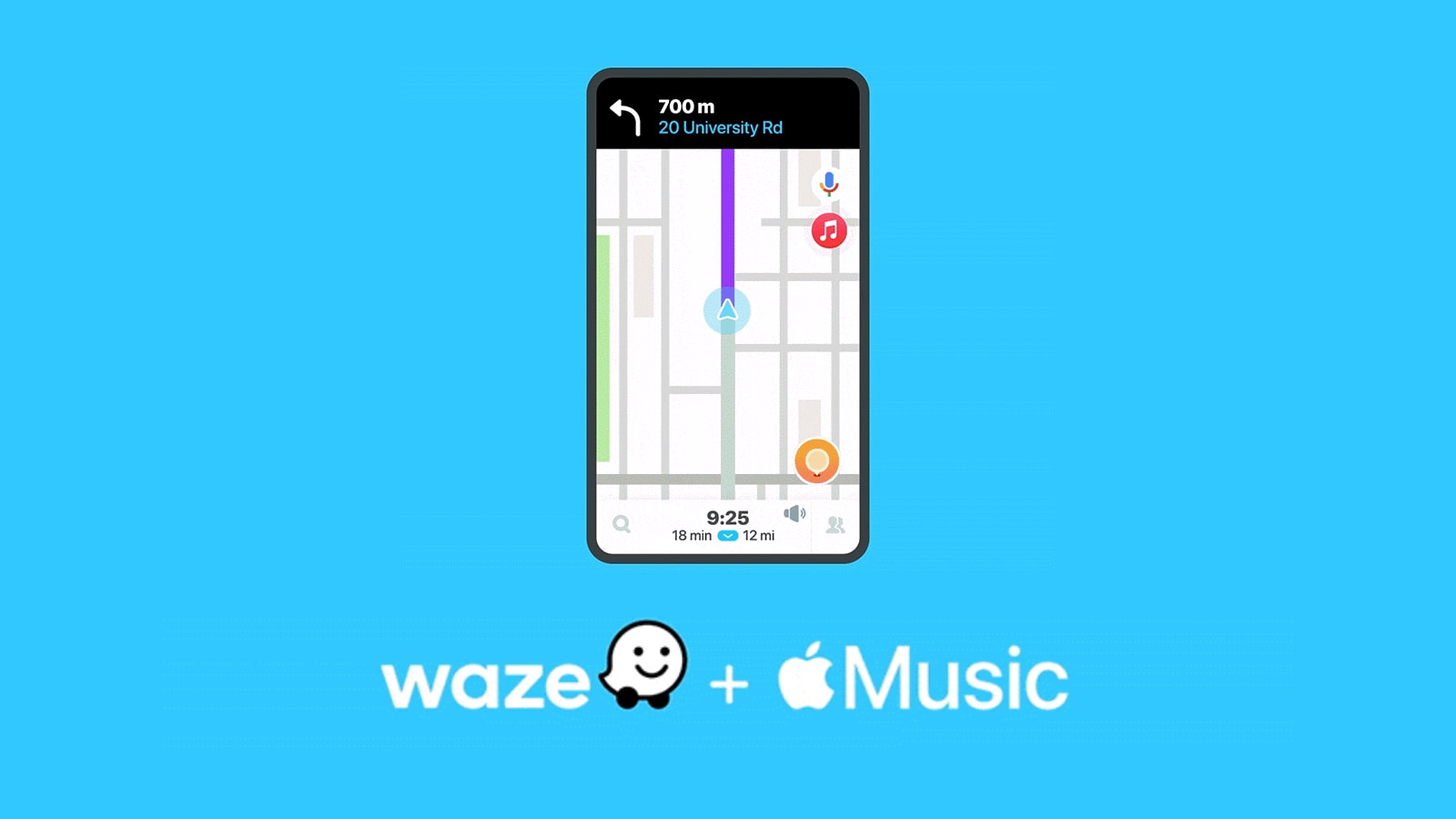 Waze اکنون از یکپارچه سازی Apple Music پشتیبانی می کند