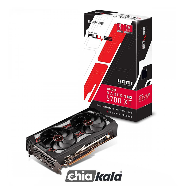 کارت گرافیک سافایر | PULSE RX5700 XT 6G GDDR6