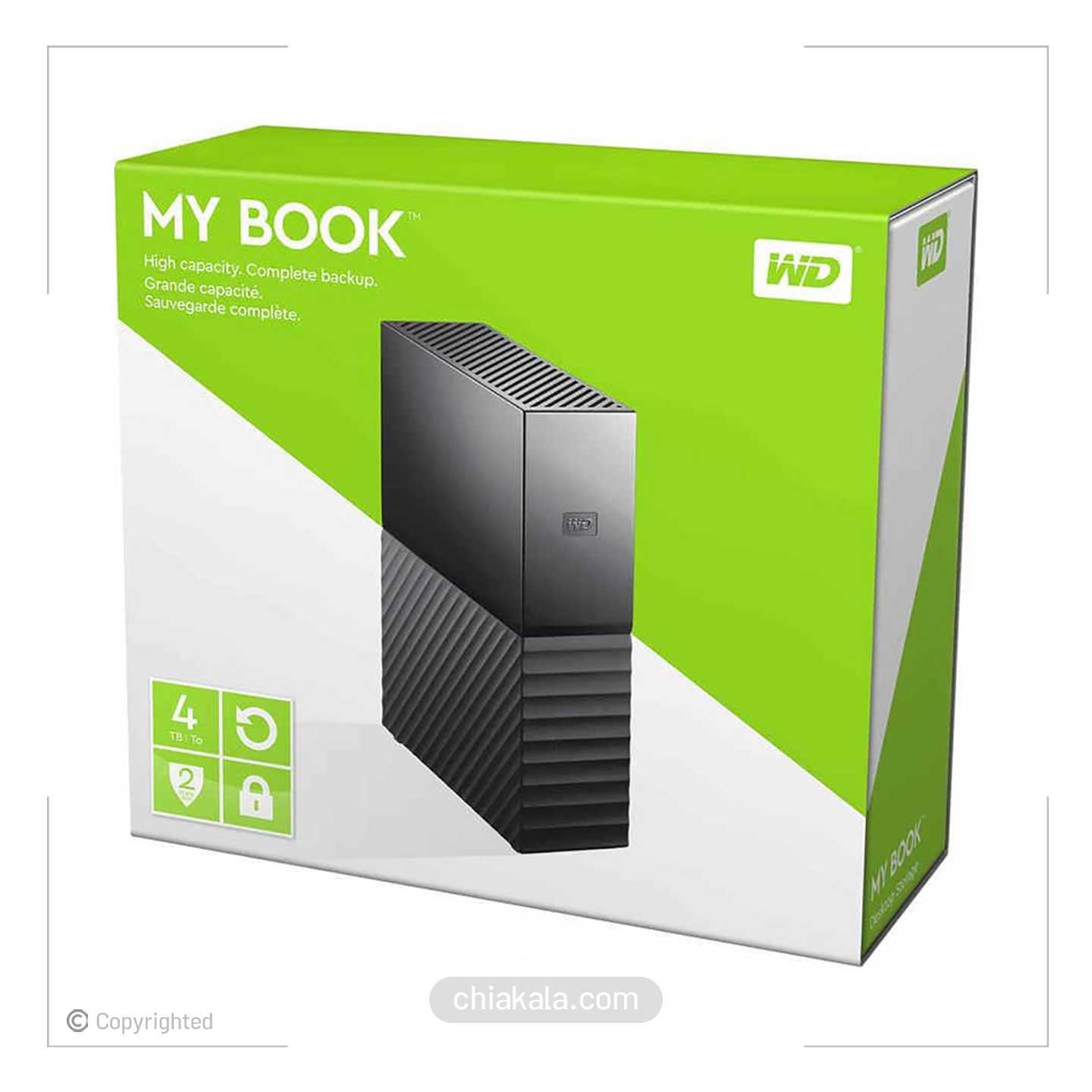 هارد اکسترنال وسترن دیجیتال 4 ترابایت مدل WD-My BOOK