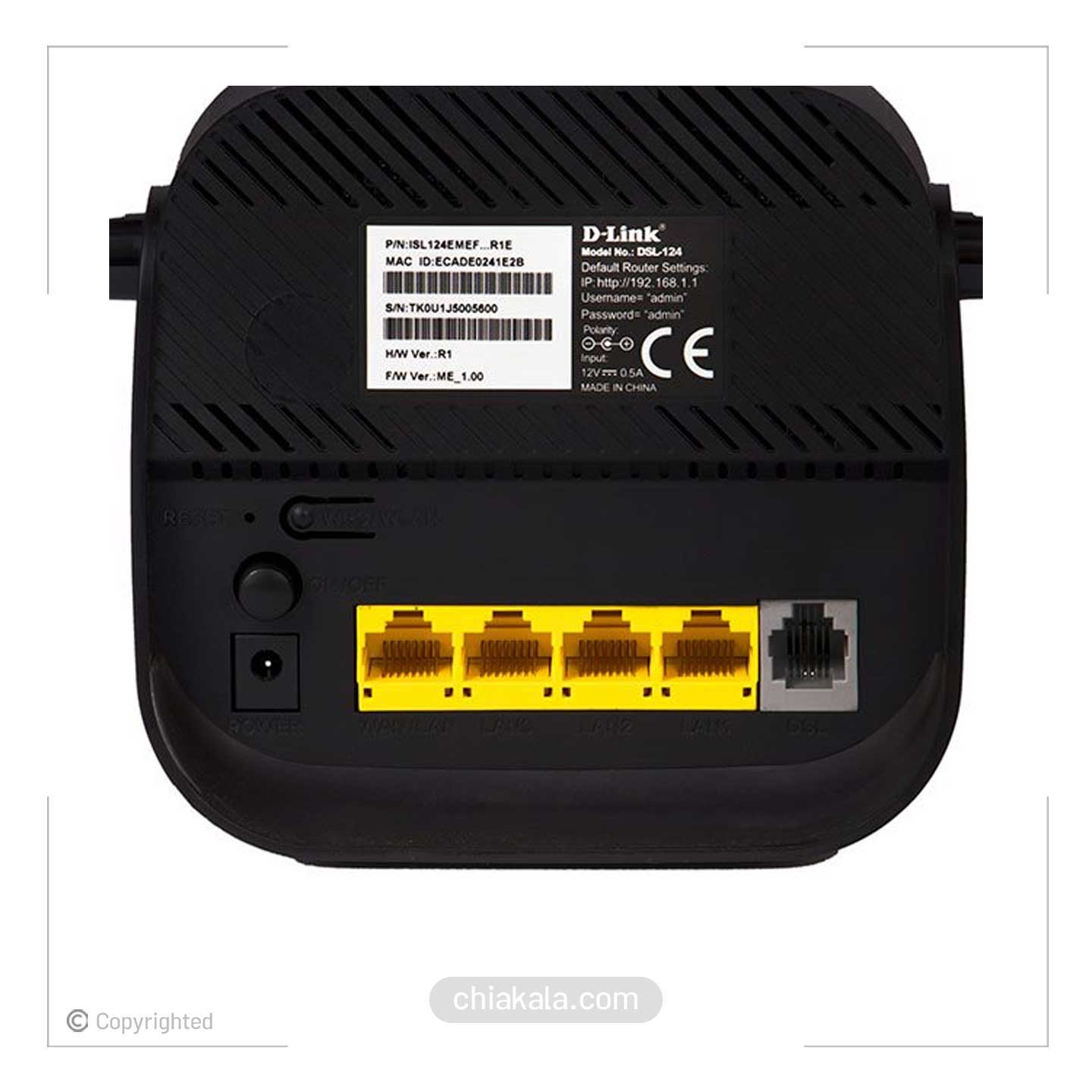 مودم روتر بی‌ سیم دی-لینک +ADSL2 مدل DSL-124