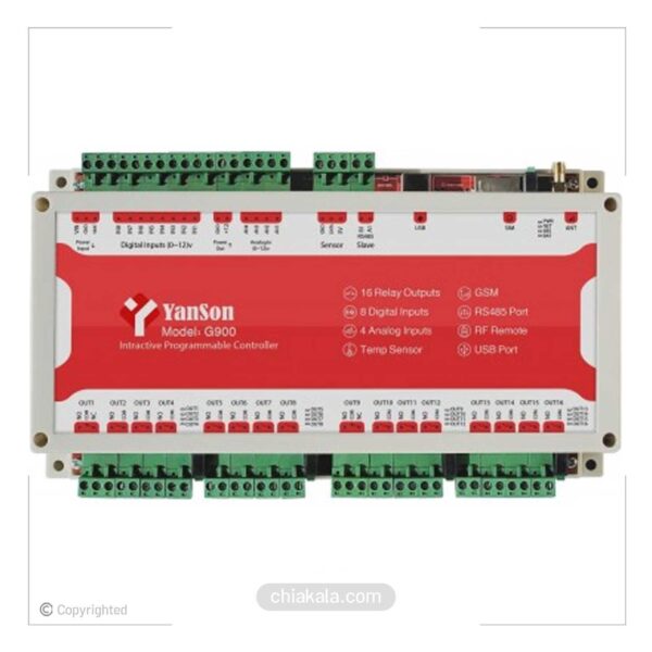 کنترلر برنامه پذیر پیامکی G910 یانسون