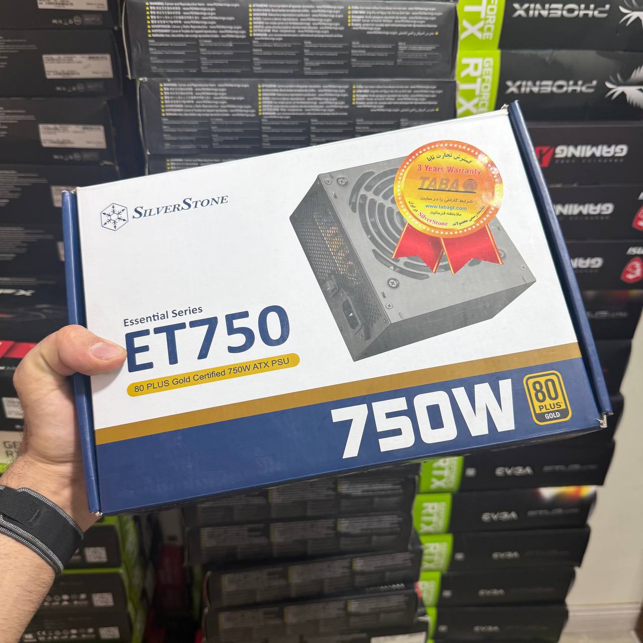 تصویر پاور SilverStone ET750 750W Gold ماژولار 